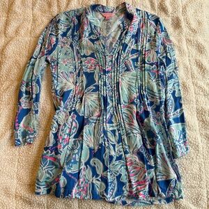 EUC Lilly Pulitzer Sarasota Tunic Top